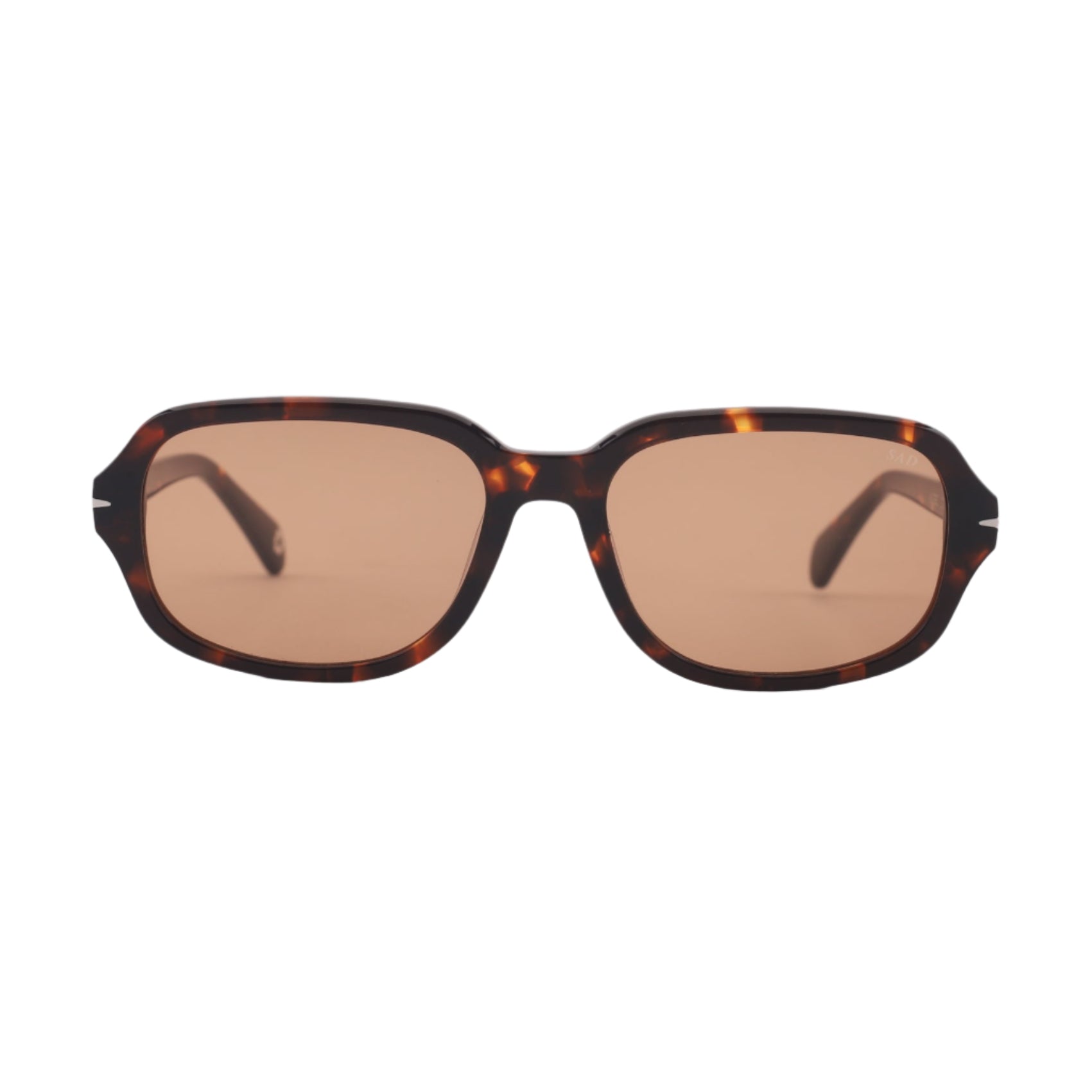 SAD Eyewear Dusk premium square sunglasses in tortoiseshell with UV protection lenses