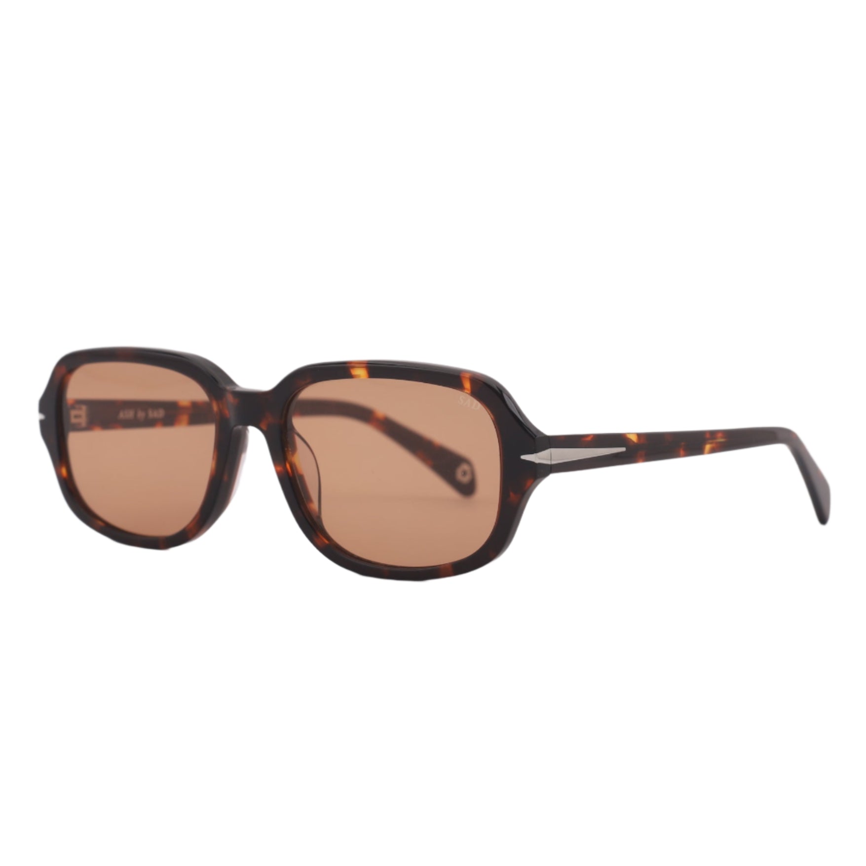 SAD Eyewear Dusk premium square sunglasses in tortoiseshell with UV protection lenses