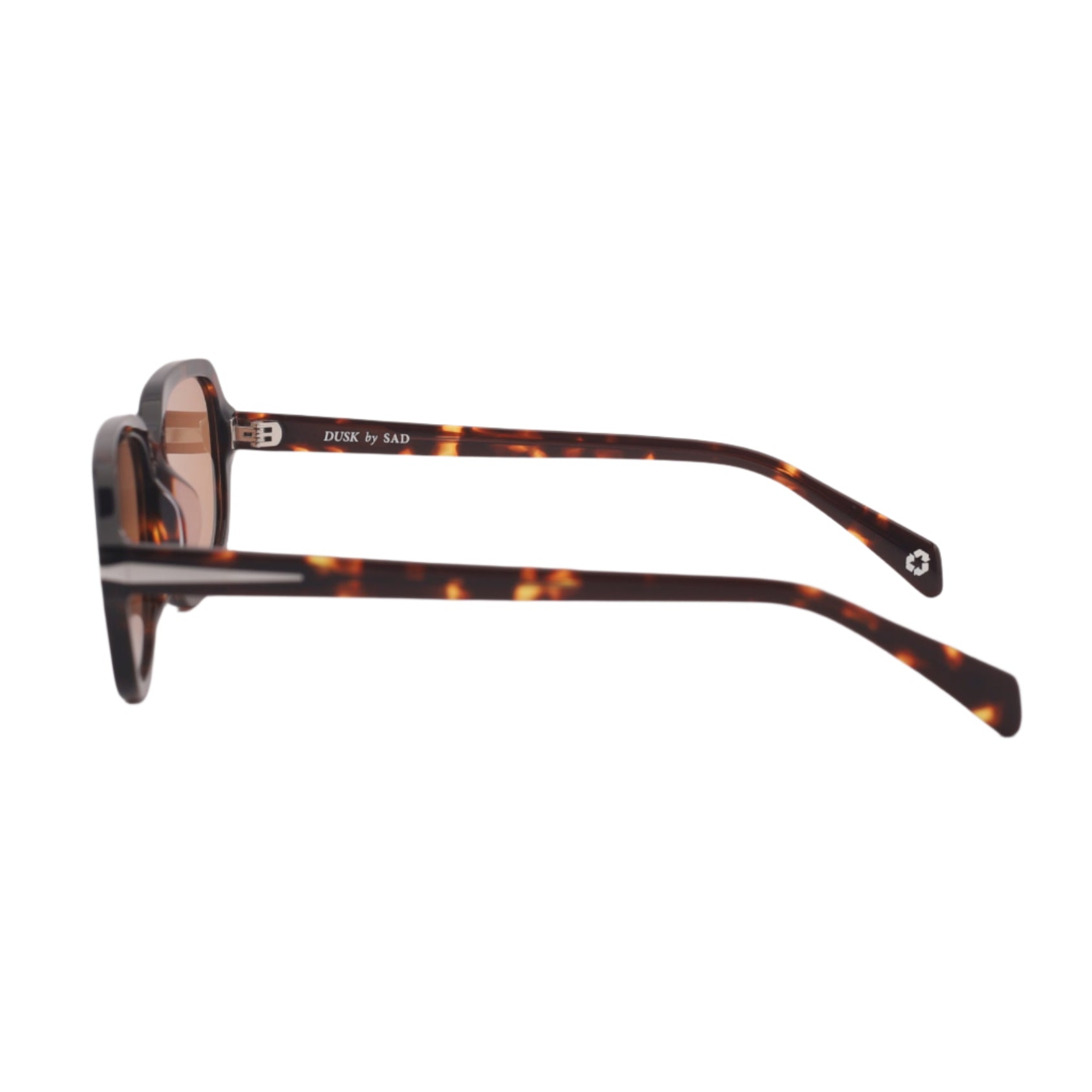 SAD Eyewear Dusk premium square sunglasses in tortoiseshell with UV protection lenses