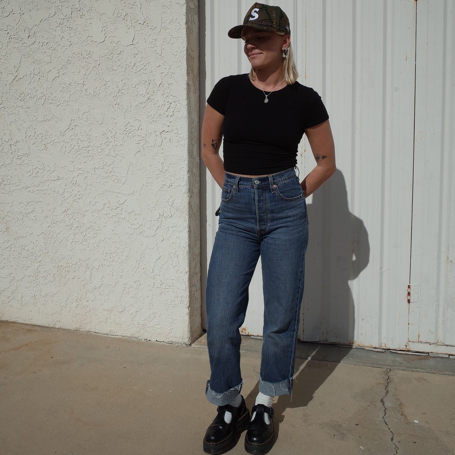 "S" // COTTON // CAMO