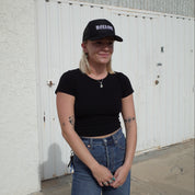 WORN OUT // MESH TRUCKER // BLACK