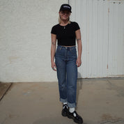 WORN OUT // MESH TRUCKER // BLACK