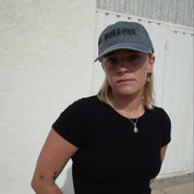 WORN OUT CAP // DAD HAT // WASHED BLACK