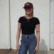 EMBROIDERY HAT // SNAPBACK // BURGUNDY