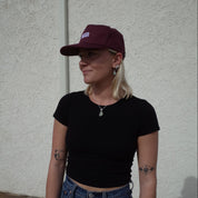 EMBROIDERY HAT // SNAPBACK // BURGUNDY