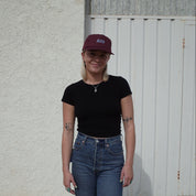 EMBROIDERY HAT // SNAPBACK // BURGUNDY