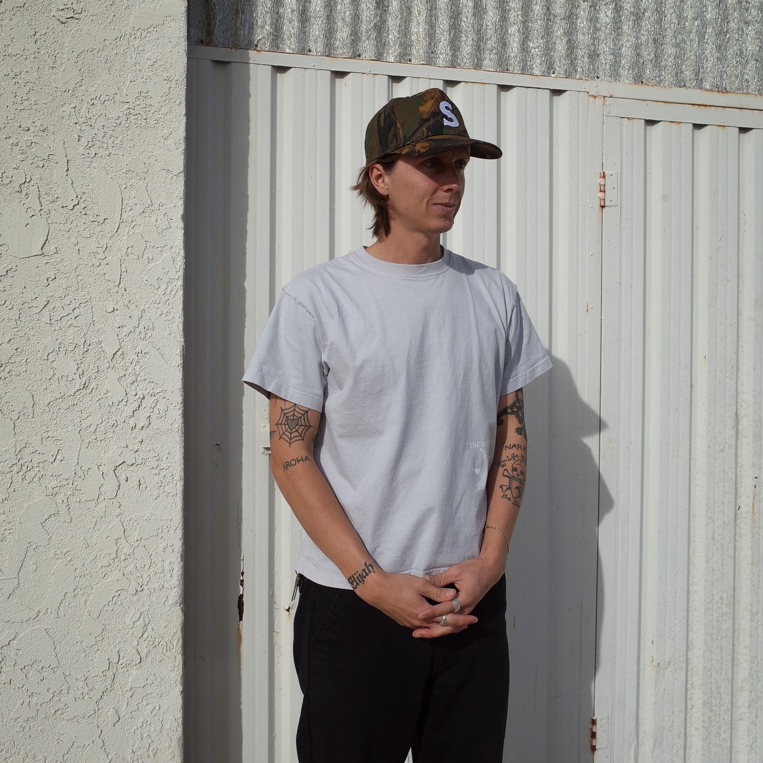 "S" // COTTON // CAMO