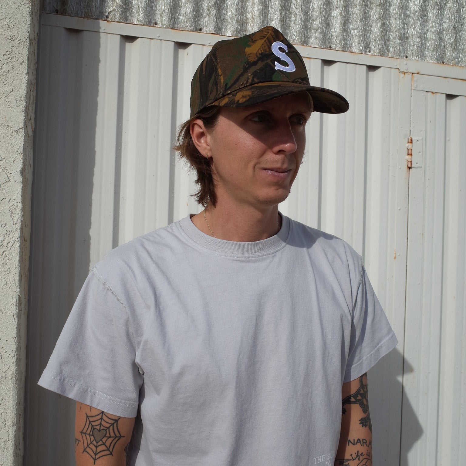 "S" // COTTON // CAMO