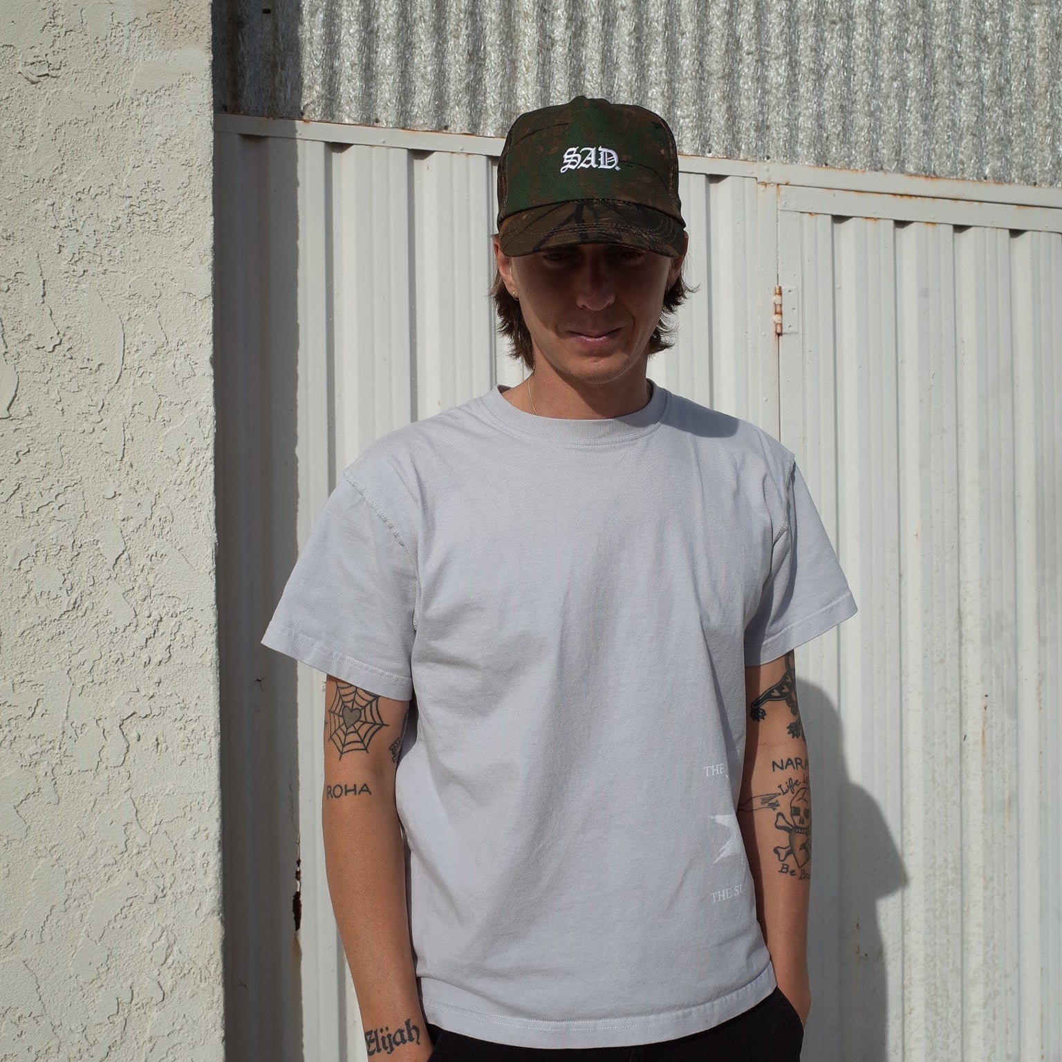 EMBROIDERY HAT // COTTON // CAMO