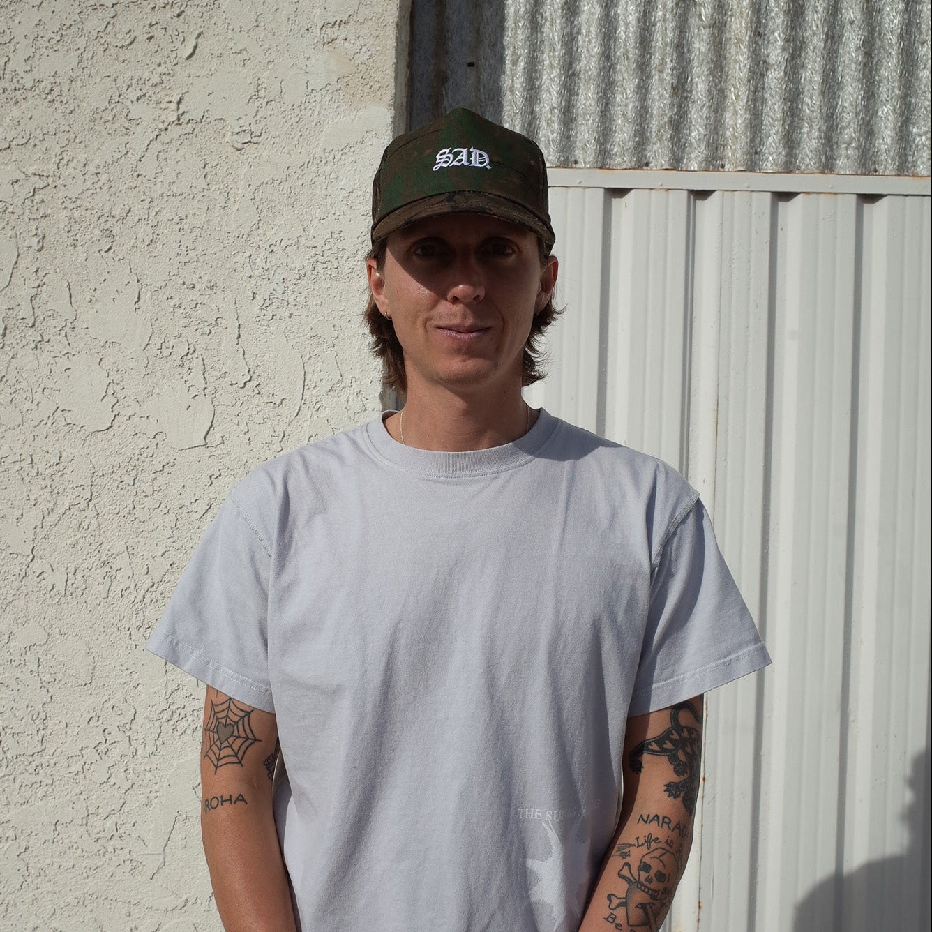 EMBROIDERY HAT // COTTON // CAMO