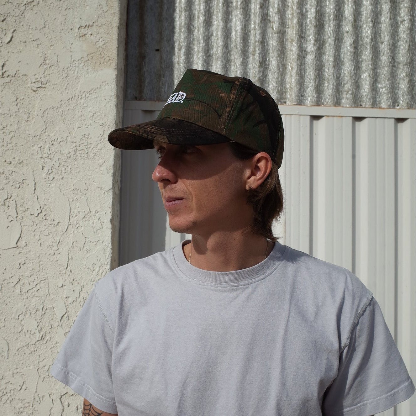 EMBROIDERY HAT // COTTON // CAMO