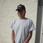 EMBROIDERY HAT // COTTON // BROWN