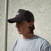 EMBROIDERY HAT // COTTON // BROWN