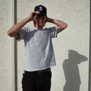 "S" // COTTON // BLACK