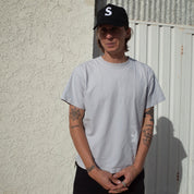 "S" // COTTON // BLACK