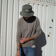 EMBROIDERY HAT // BUCKET HAT // OLIVE