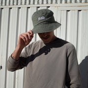 EMBROIDERY HAT // BUCKET HAT // OLIVE