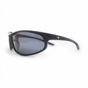 SAD Eyewear ASPHALT athletic sunglasses in matte black with  polarized grey UV protection lenses