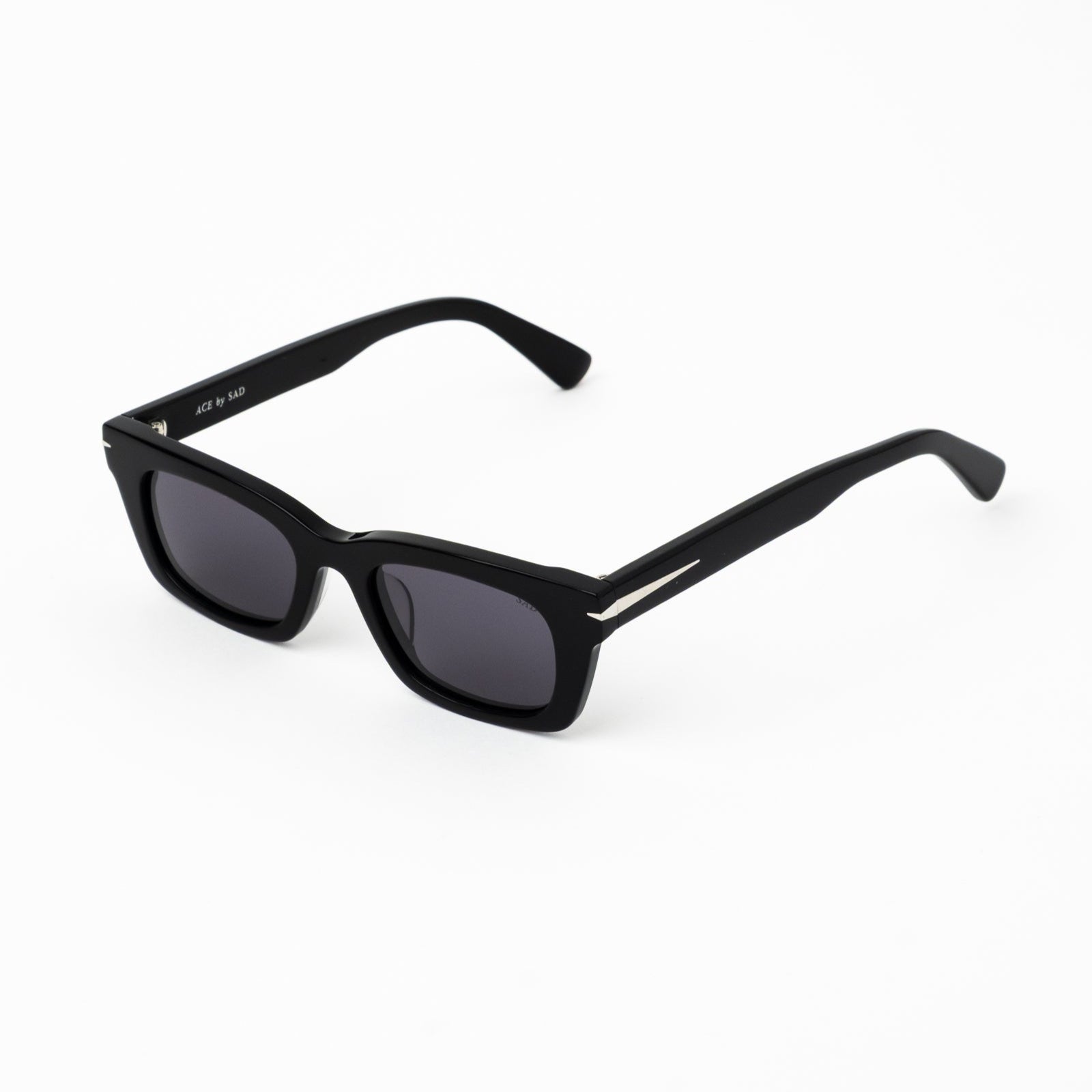 ACE // GLOSS BLACK [POLARIZED GREY] – Sad Eyewear