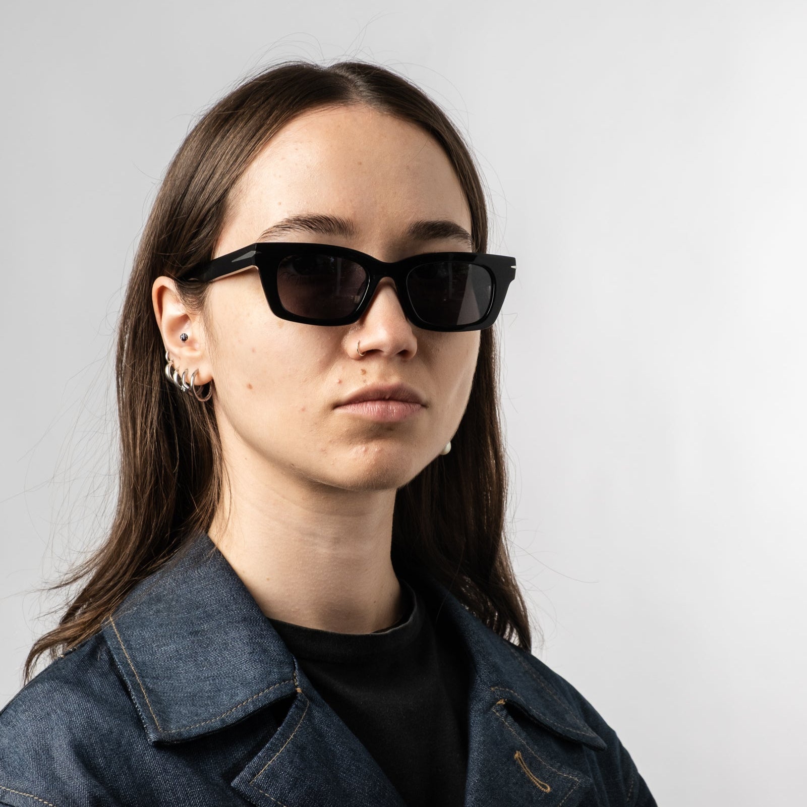 ACE // GLOSS BLACK [POLARIZED GREY] – Sad Eyewear
