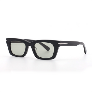 Ace Black Olive Green Lens Sad Eyewear