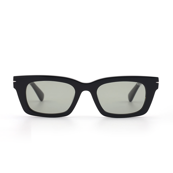 Ace Black Olive Green Lens Sad Eyewear