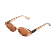 Sad Eyewear Bloom oval sunglasses in rose with UV protection lenses