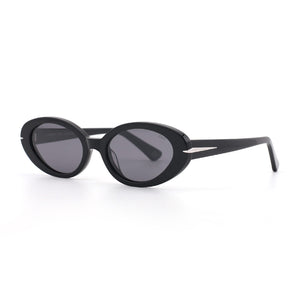 Black Bloom Sad Eyewear Acetate