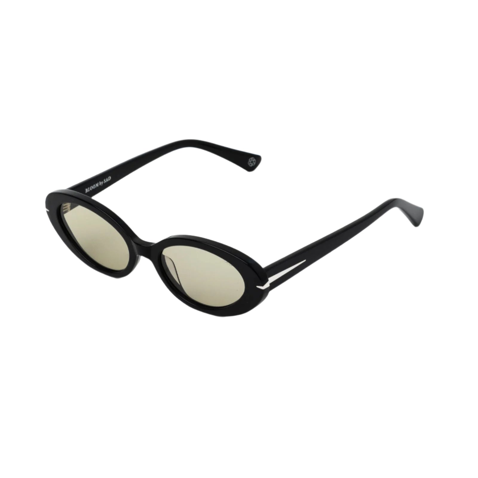 SAD サングラス BLOOM BLACK BLOOM ACETATE // GLOSS BLACK [TINTED OLIVE] – Sad Eyewear