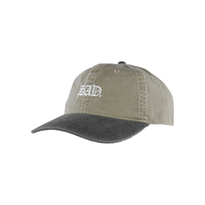 EMBROIDERY CAP // DAD HAT // KHAKI & GRAY