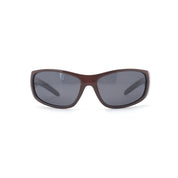 SAD Eyewear Fade wrap around sunglasses Sepia with polarized grey UV protection lenses