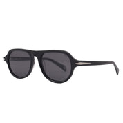 Black sunglasses on a white background