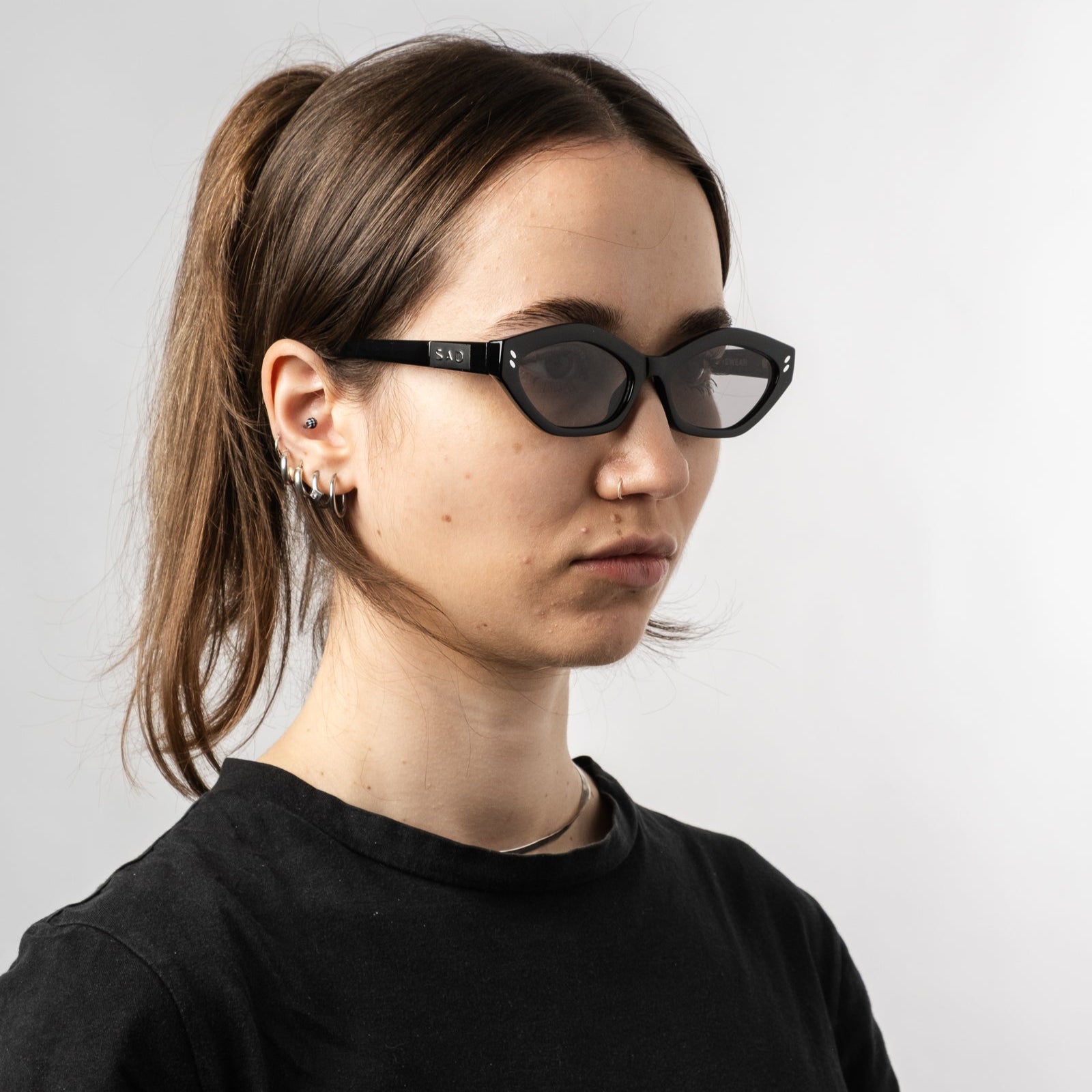 MILK // GLOSS BLACK [TINTED GREY] – Sad Eyewear