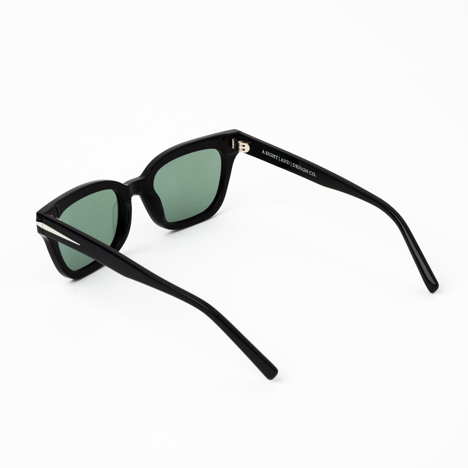 NOIR // GLOSS BLACK [POLARIZED OLIVE] – Sad Eyewear