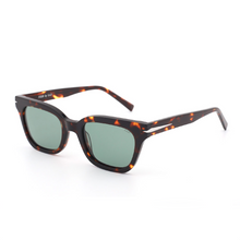 Load image into Gallery viewer, Noir Tortoise Olive Sad Eyewear
