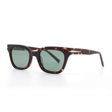 Load image into Gallery viewer, Noir Tortoise Olive Sad Eyewear
