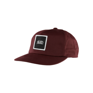 PATCH HAT // SNAPBACK // BURGUNDY