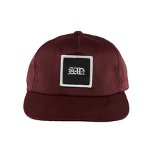 Load image into Gallery viewer, PATCH HAT // SNAPBACK // BURGUNDY
