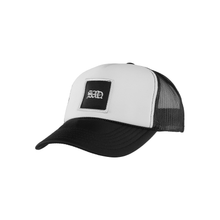 Load image into Gallery viewer, PATCH HAT // MESH TRUCKER // B&amp;W
