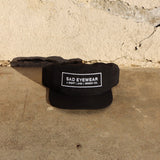 EMBROIDERED HAT // NYLON CAP // BLACK