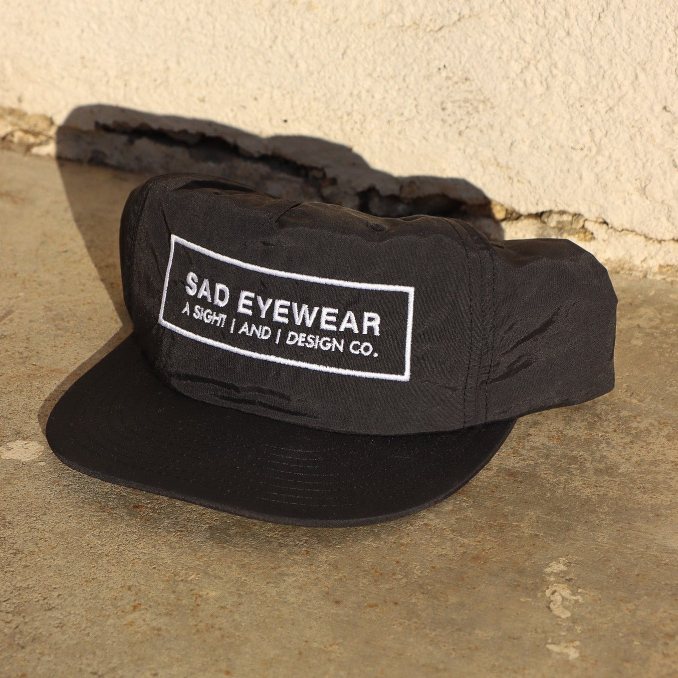 Sad Eyewear black embroidered Hat