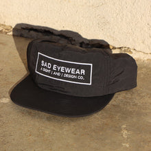 Load image into Gallery viewer, Sad Eyewear black embroidered Hat
