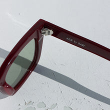 Load image into Gallery viewer, sad eyewear burgundy ace 
