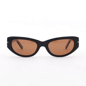 Sad eyewear bleach gloss black bronze lens polarized 