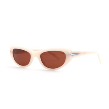 Load image into Gallery viewer, Sad eyewear bleach bone bronze lens polarized 
