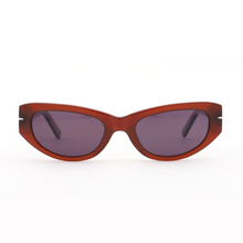 Load image into Gallery viewer, Sad eyewear bleach tobacco plum lens polarized
